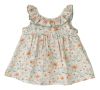 Calamaro Baby Subiyan Floral Dress And Hair Clip 21289