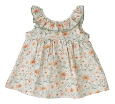 Calamaro Baby Subiyan Floral Dress And Hair Clip 21289