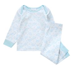 Baby Town Boys Pyjamas Blue Elephant Print