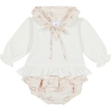 Deolinda Winter Girls Bloomers And Top Florence Baby Pink DB124702