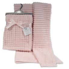 Snuggle Baby Jacquard Wrap Squares Pink