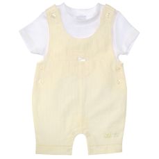 Amore By Kris X Kids Boys Summer Sunny Seaside Dungaree Set 8047