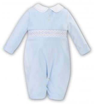 Dani By Sarah Louise Winter Cord Romper Pale Blue D09773