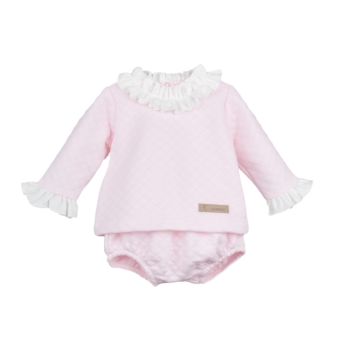 Calamaro Baby Jam Pant Set Pink 11007