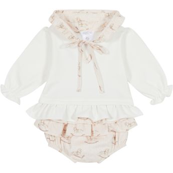 Deolinda Winter Girls Bloomers And Top Florence Baby Pink DB124702