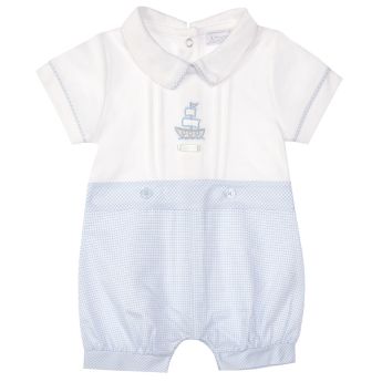 Amore By Kris X Kids Boys Summer All Aboard Romper 8032