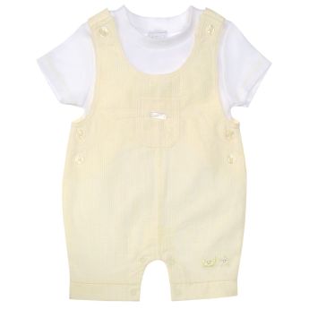 Amore By Kris X Kids Boys Summer Sunny Seaside Dungaree Set 8047