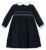 Sarah Louise Winter Full Smocked Navy And Green Tartan Dress 012856