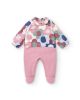 Tuc Tuc Hedgehog Forest Plush And Woven Romper Pink 8896