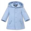 Sarah Louise Heritage Collection Boys Winter Blue Hooded Coat C9000